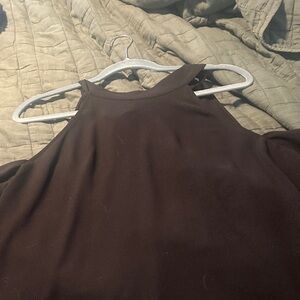 1. State black cold shoulder top. Size large